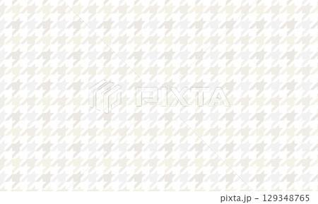 モダンな灰色のハウンドトゥースチェック柄 129348765