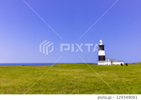【北海道_網走市】青い海青い空の能取岬 夏 6月 7月 【北海道_網走市】青い海青い空の能取岬 夏 6月 7月 129349081