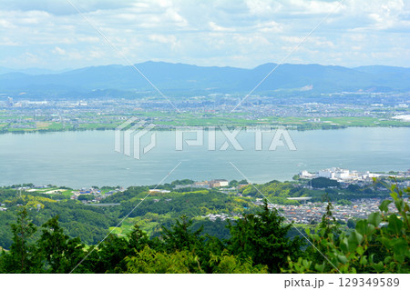 比叡山・琵琶湖 129349589