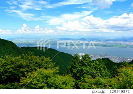 比叡山・琵琶湖 比叡山・琵琶湖 129349872