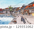漁港の家並み 129351062