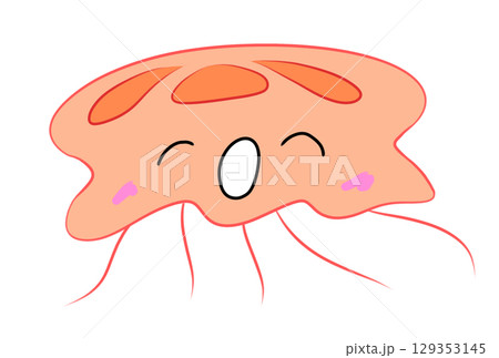 カラフルなクラゲ カラフルなクラゲ 129353145