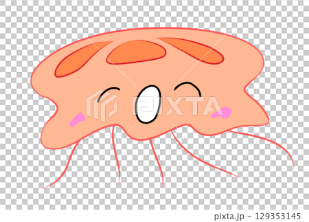 カラフルなクラゲ カラフルなクラゲ 129353145