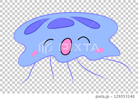 カラフルなクラゲ 129353148