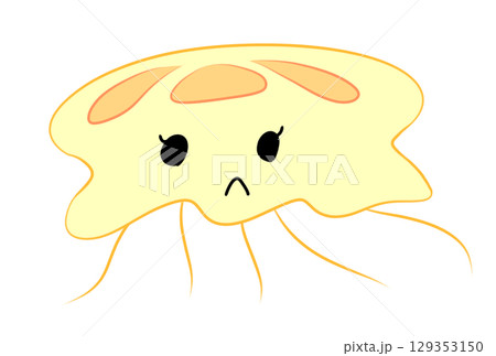 カラフルなクラゲ 129353150