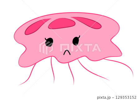 カラフルなクラゲ カラフルなクラゲ 129353152