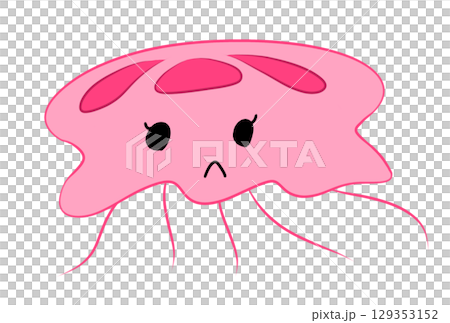 カラフルなクラゲ カラフルなクラゲ 129353152