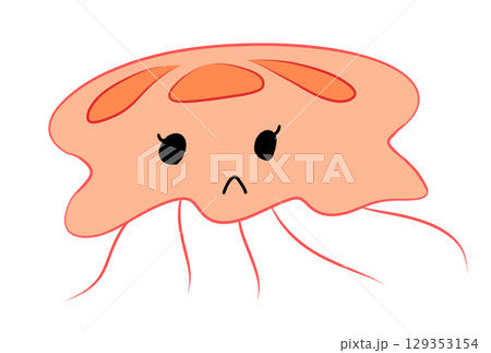 カラフルなクラゲ カラフルなクラゲ 129353154