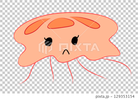 カラフルなクラゲ カラフルなクラゲ 129353154