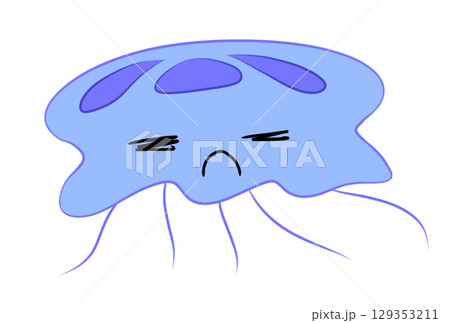 カラフルなクラゲ カラフルなクラゲ 129353211