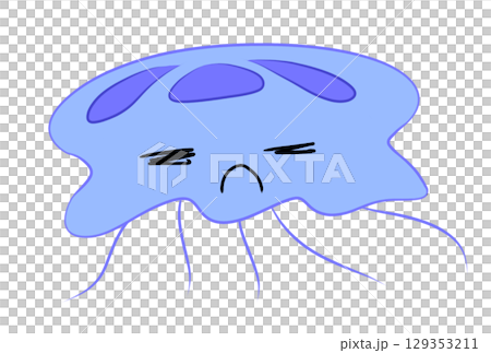 カラフルなクラゲ カラフルなクラゲ 129353211