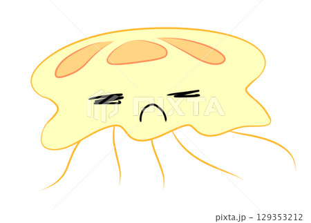 カラフルなクラゲ カラフルなクラゲ 129353212