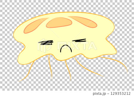 カラフルなクラゲ カラフルなクラゲ 129353212