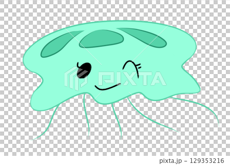 Colorful jellyfish 129353216