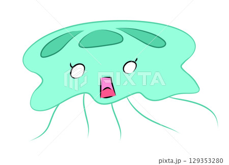 カラフルなクラゲ 129353280