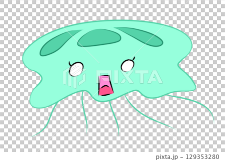 カラフルなクラゲ 129353280