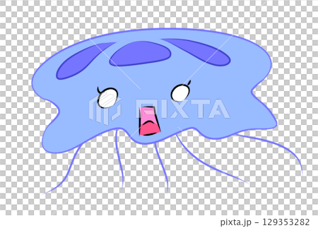 Colorful jellyfish 129353282