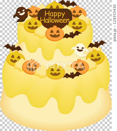 ハロウィンケーキ 129355430