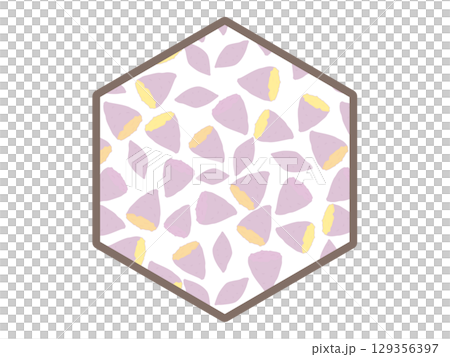 地瓜六角形框架 地瓜六角形框架 129356397