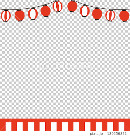 Festival stage frame illustration 129356851