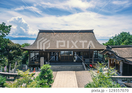 竹生島 竹生島神社の八大竜王拝所 129357070