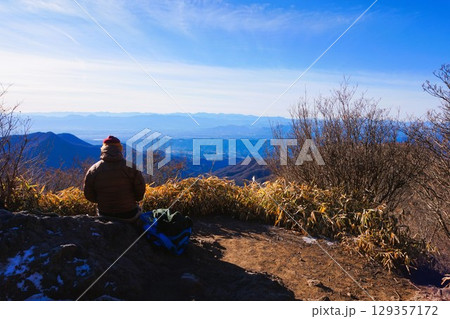 掃部ヶ岳　かもんがたけ　榛名山　上毛三山　登山　山頂　景色 129357172