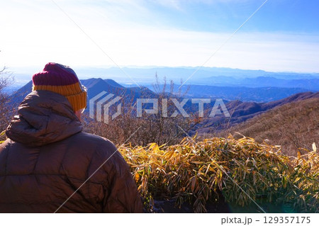 掃部ヶ岳　かもんがたけ　榛名山　上毛三山　登山　山頂　景色 129357175