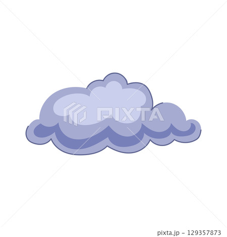 downpour rain cloud cartoon vector illustration downpour rain cloud cartoon vector illustration 129357873