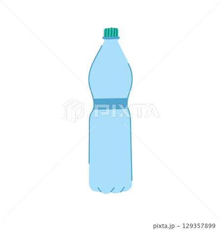 hydration plastic water bottle cartoon vector illustration hydration plastic water bottle cartoon vector illustration 129357899