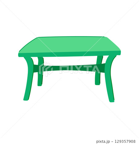 versatile plastic table cartoon vector illustration versatile plastic table cartoon vector illustration 129357908