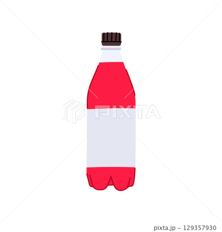 environment plastic soda bottle cartoon vector illustration environment plastic soda bottle cartoon vector illustration 129357930