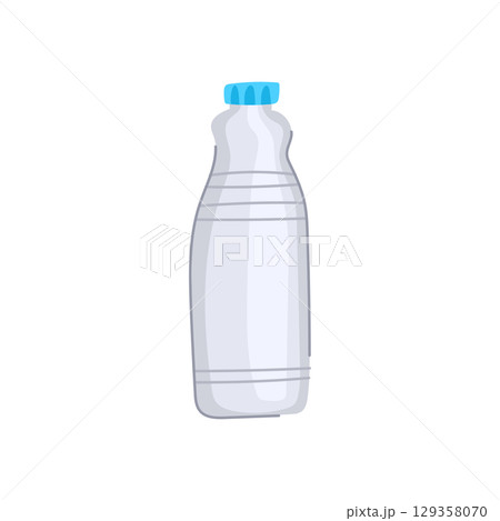 recycle milk bottle plastic cartoon vector illustration recycle milk bottle plastic cartoon vector illustration 129358070