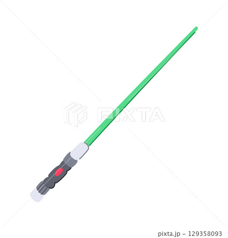 weapon light saber cartoon vector illustration 129358093