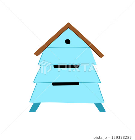 colony hive cartoon vector illustration colony hive cartoon vector illustration 129358285