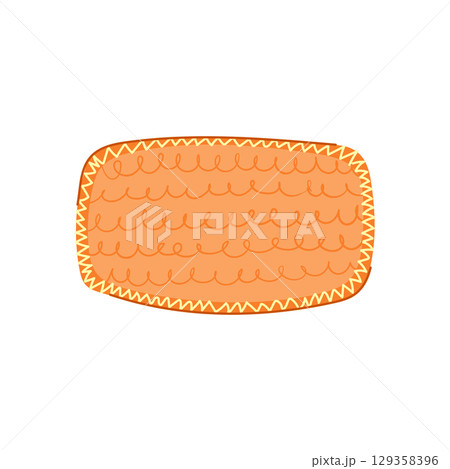 sewon fabric patches cartoon vector illustration 129358396