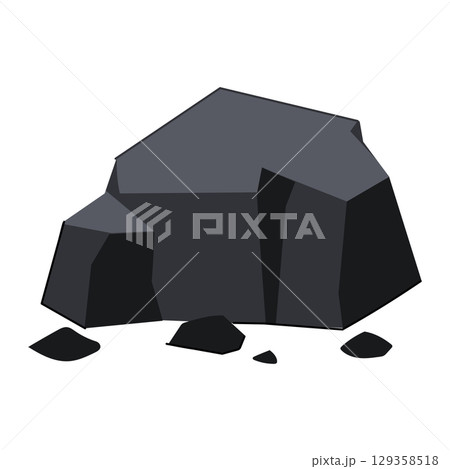 subbituminous coal ore cartoon vector illustration subbituminous coal ore cartoon vector illustration 129358518