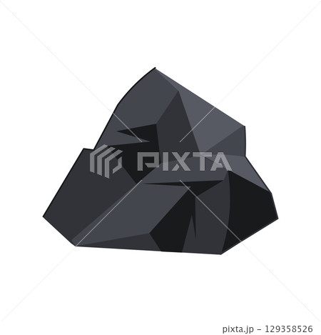 carbon coal ore cartoon vector illustration carbon coal ore cartoon vector illustration 129358526