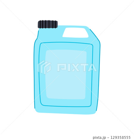 versatile canister plastic cartoon vector illustration 129358555