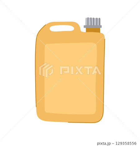 ecofriendly canister plastic cartoon vector illustration 129358556
