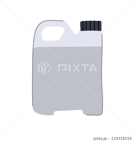 reusable canister plastic cartoon vector illustration 129358558