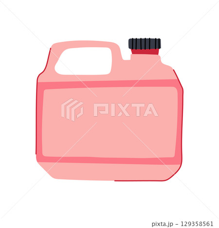 durable canister plastic cartoon vector illustration 129358561