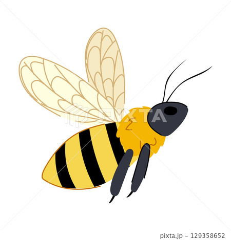 apiary bee cartoon vector illustration 129358652