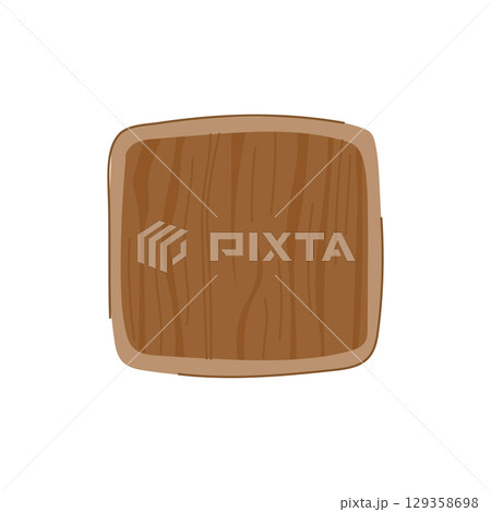 ecofriendly bamboo plate cartoon vector illustration ecofriendly bamboo plate cartoon vector illustration 129358698