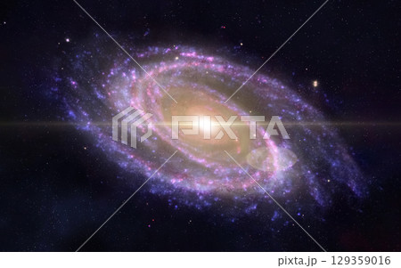 Space galaxy and stars. 129359016