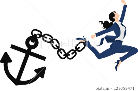 足枷のグラフィック素材イラスト	 129359471