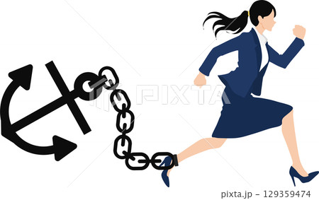 足枷のグラフィック素材イラスト 足枷のグラフィック素材イラスト 129359474