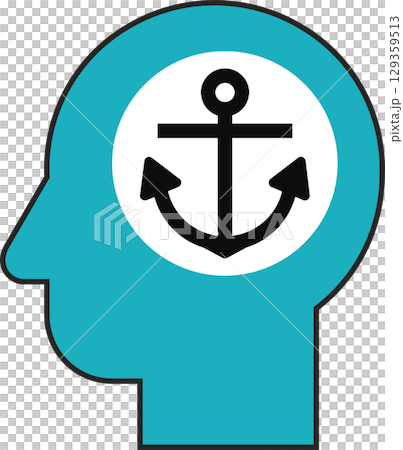 Illustration of the anchoring effect (behavioral economics) 129359513