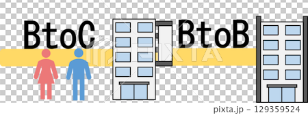 Graphic illustrations for BtoB and BtoC businesses Graphic illustrations for BtoB and BtoC businesses 129359524