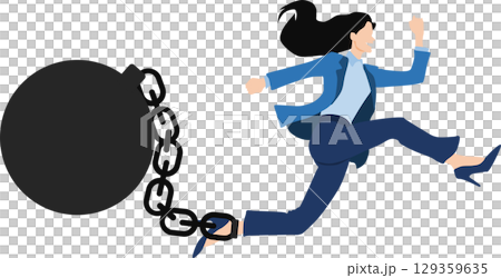 枷鎖的圖形材料插圖 129359635