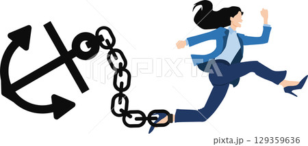 足枷のグラフィック素材イラスト	 129359636